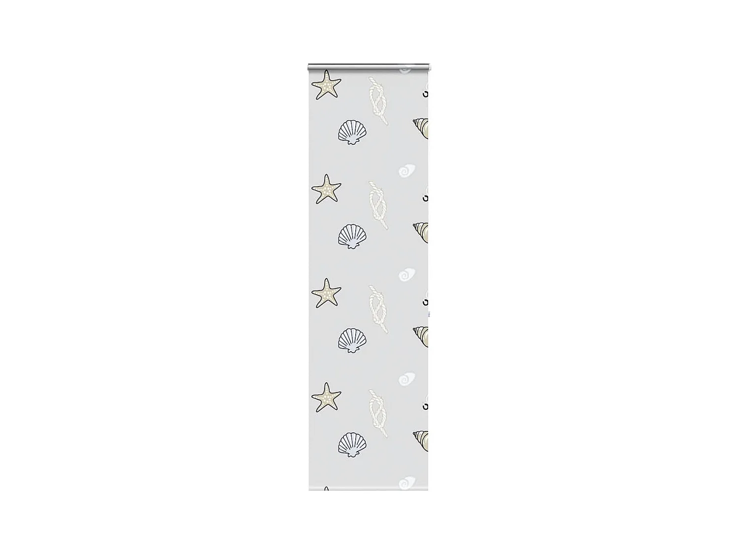 Store enrouleur de douche avec cassette largeur du tissu 76 cm