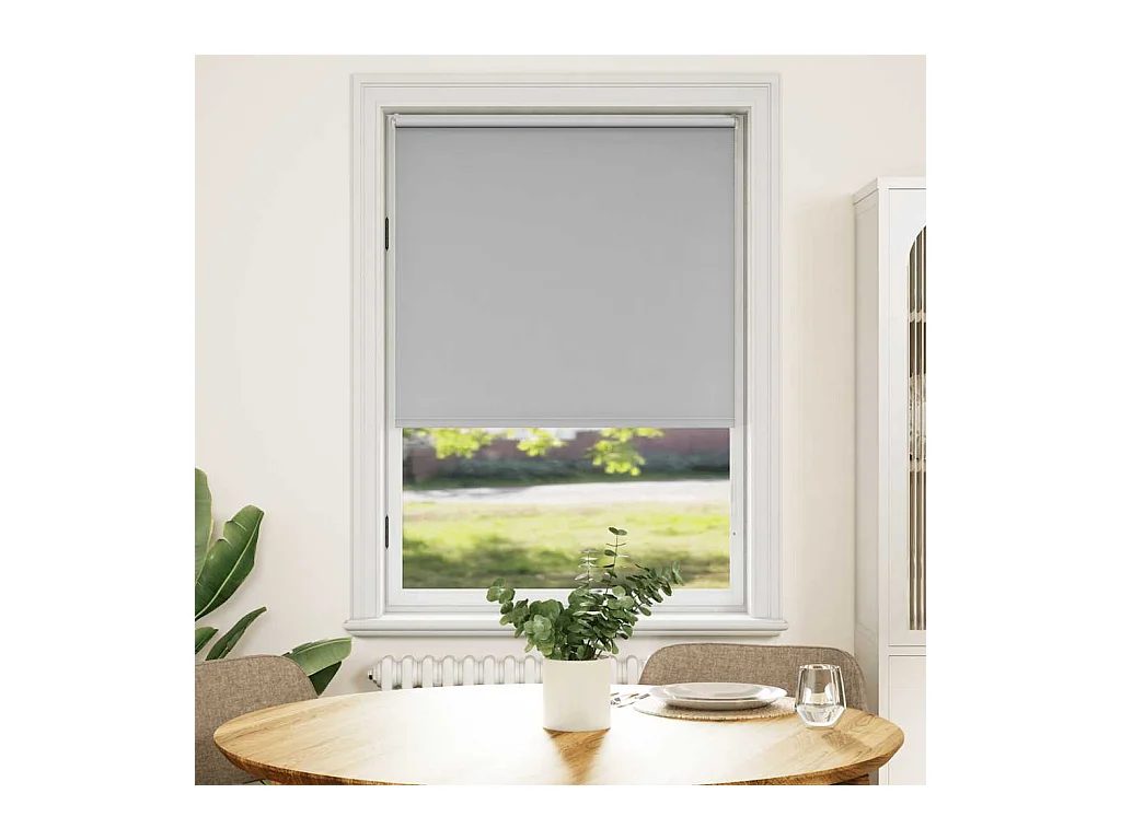 Store enrouleur occultant 80 x 175 cm gris