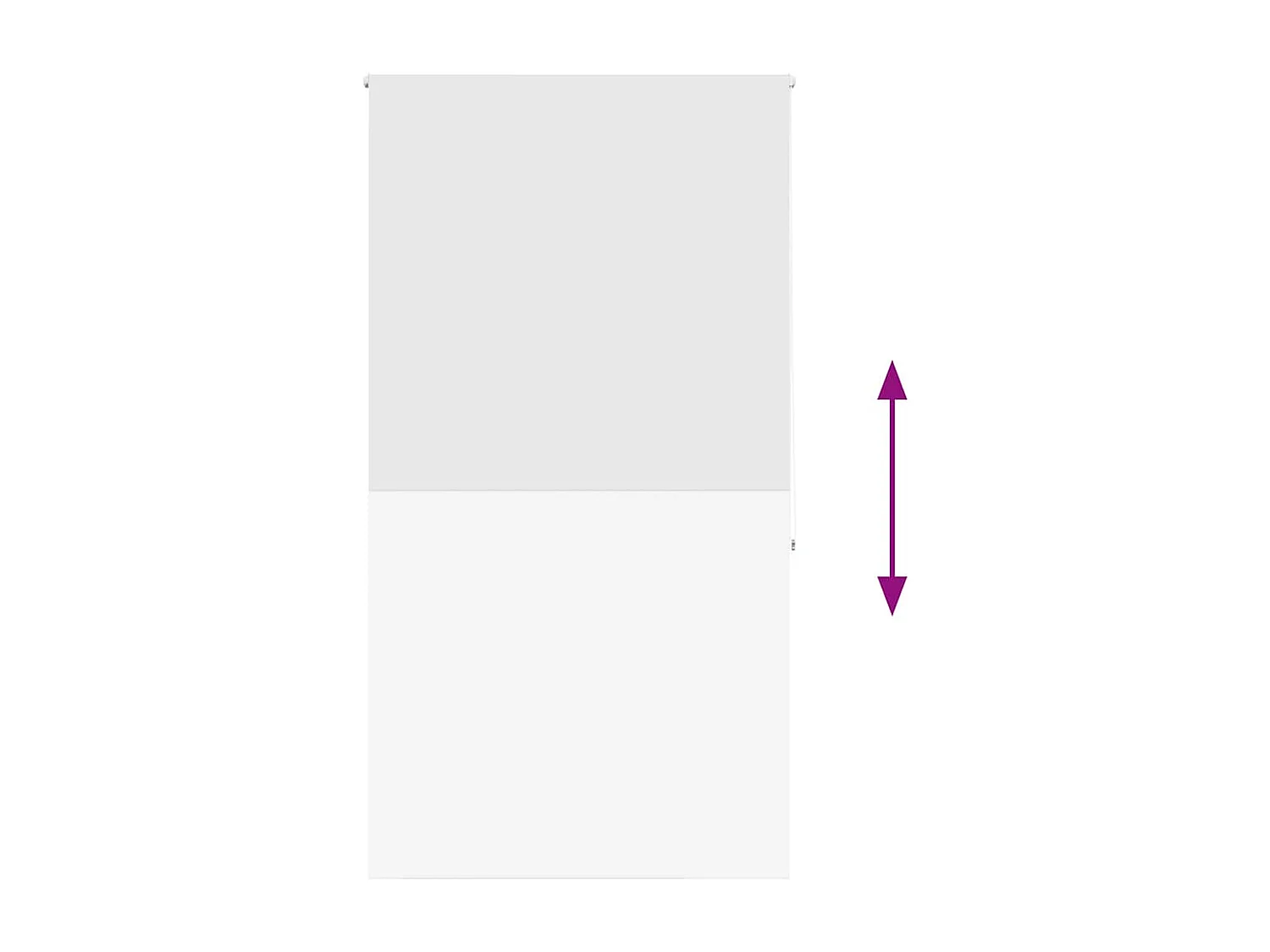 Store enrouleur de douche 120x240 cm largeur du tissu 116 cm