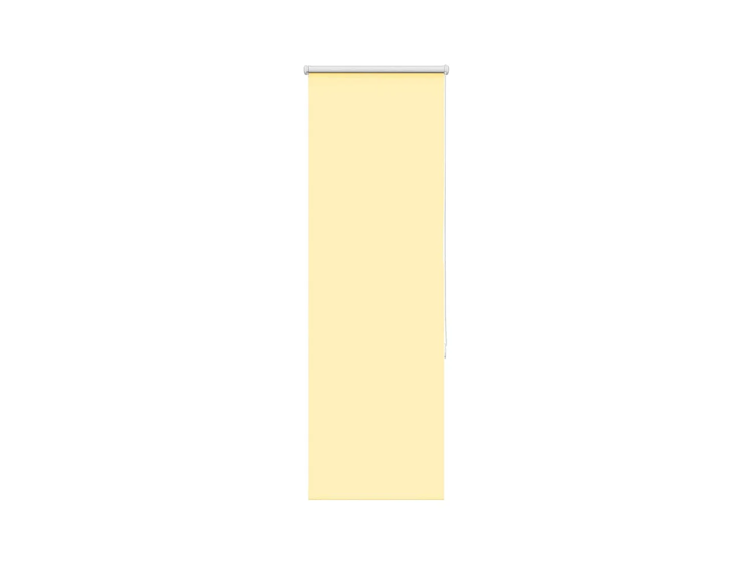Store enrouleur occultant jaune largeur du tissu 35,7 cm