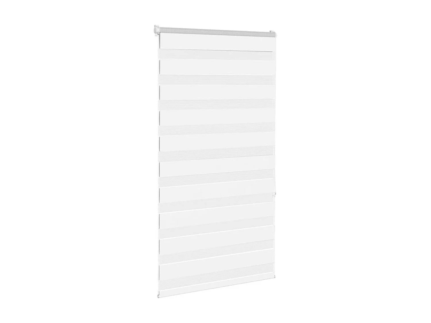 Store zèbre blanc 75x150 cm largeur du tissu 70,9 cm polyester