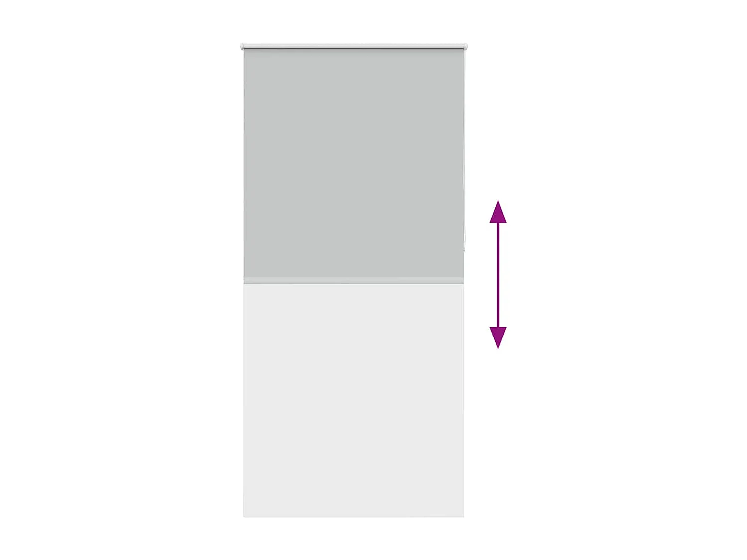 Store enrouleur occultant largeur du tissu 95,7 cm polyester