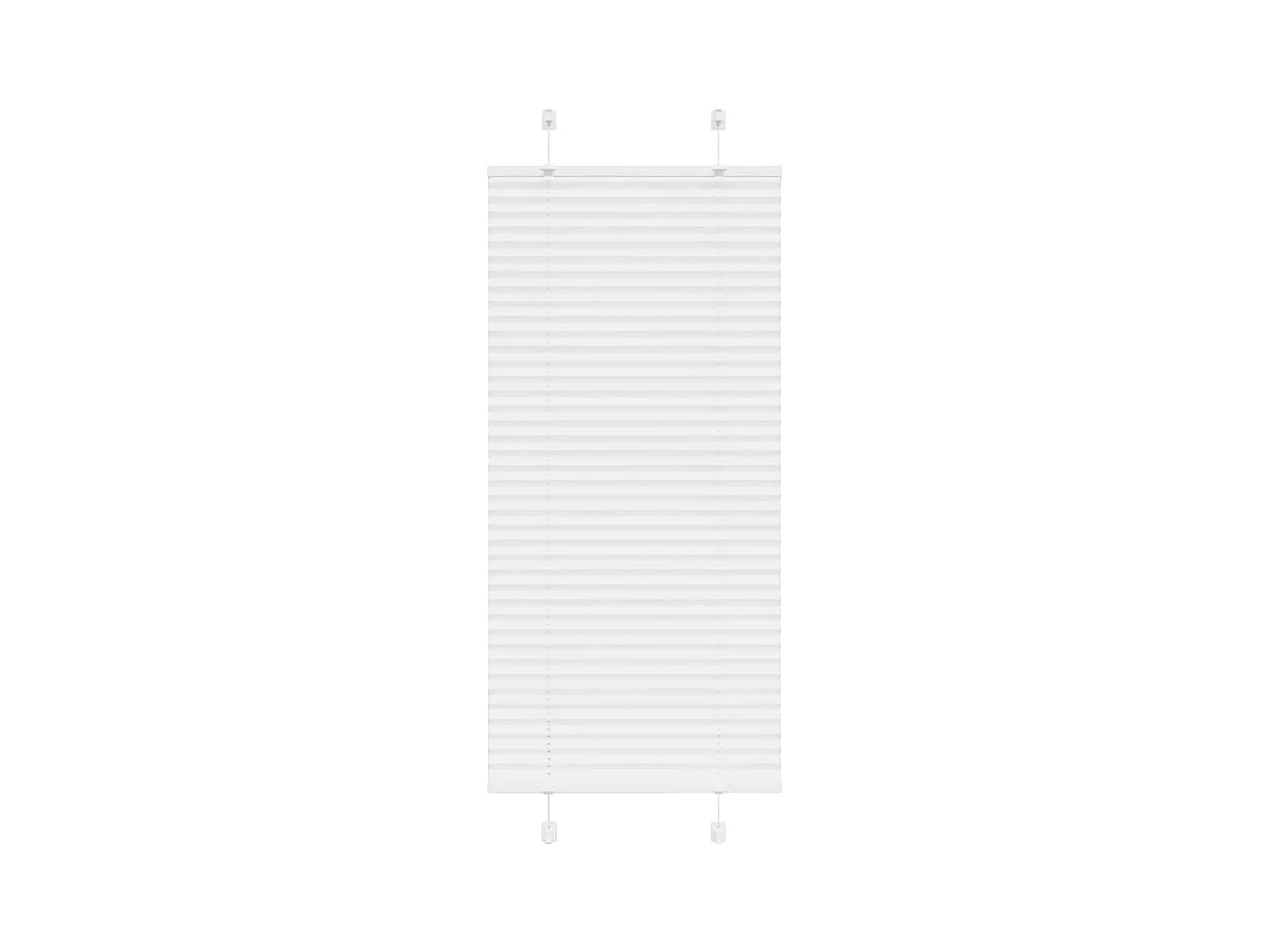 Estor Plisado blanco 60x100 cm Tela Ancho 59,4 cm Poliéster