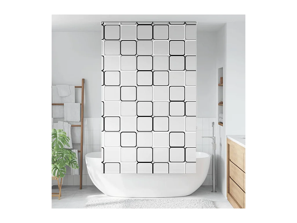 Doucherolgordijn 120x240 cm stofbreedte 116 cm
