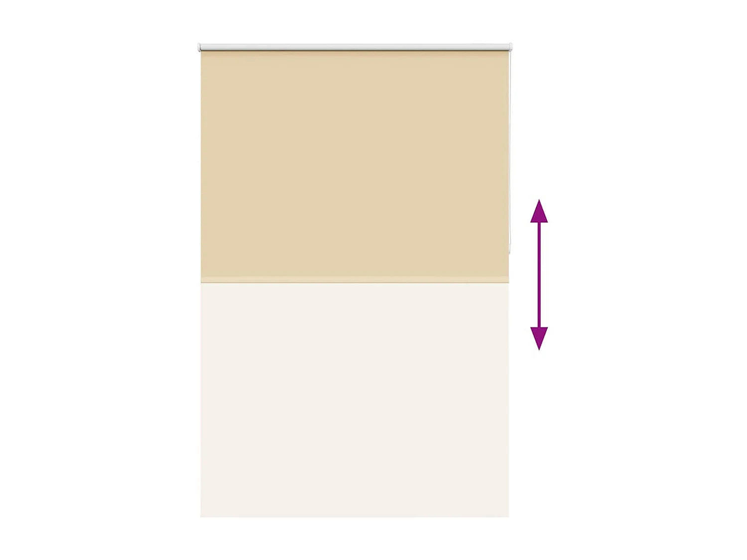 Store enrouleur occultant largeur du tissu 141,6 cm polyester