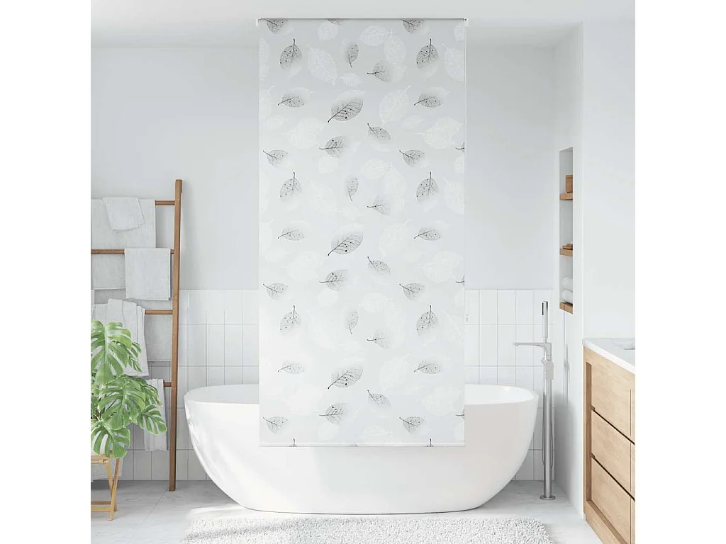 Store enrouleur de douche 110x240 cm largeur du tissu 106 cm