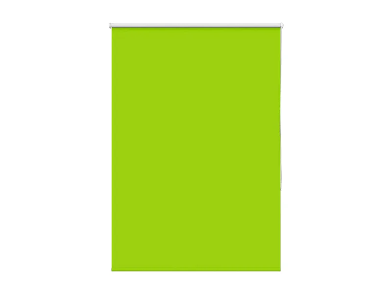 Estor Enrollable Opaco hojas verde 90x150 cm Tela Ancho 85,7 cm