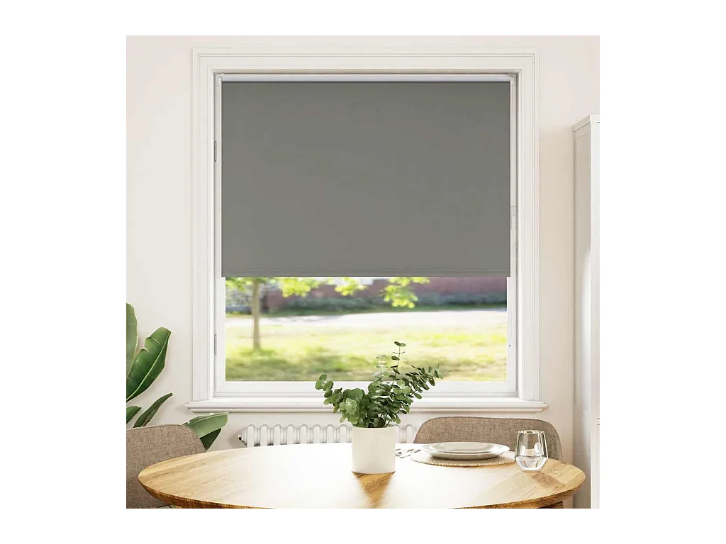 Persiana de enrolar 90x130 cm largura tecido 85,7 cm poliéster
