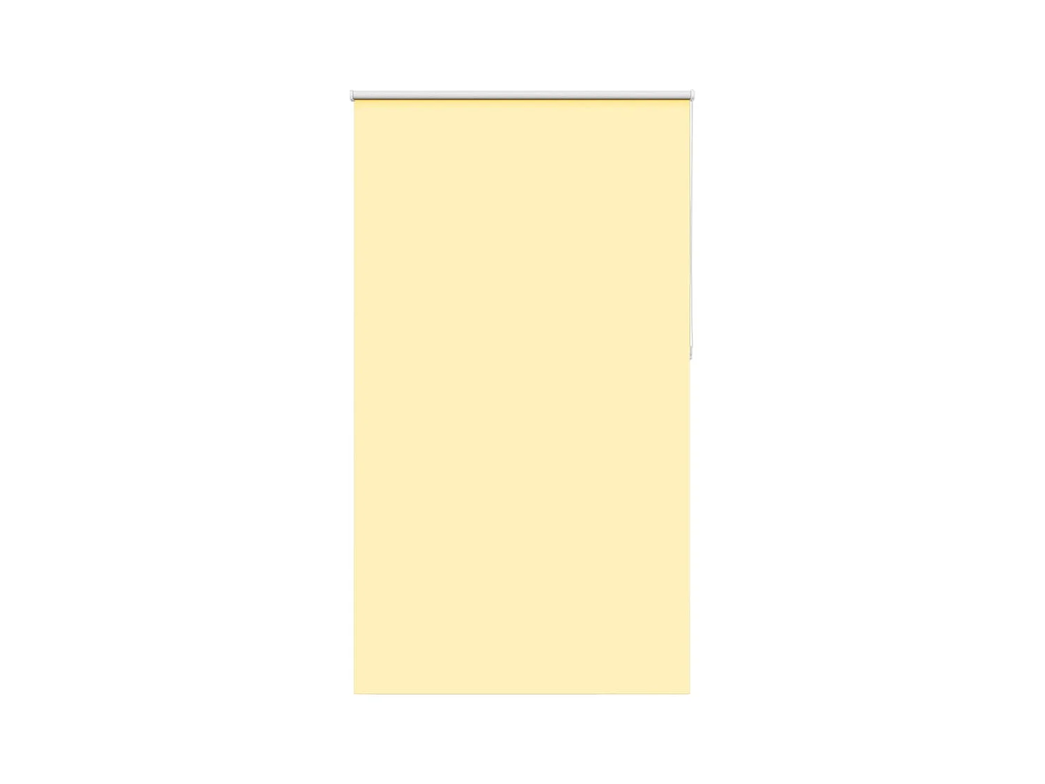 Rolgordijn 125x230 cm verduisterend stofbreedte 121,6 cm geel