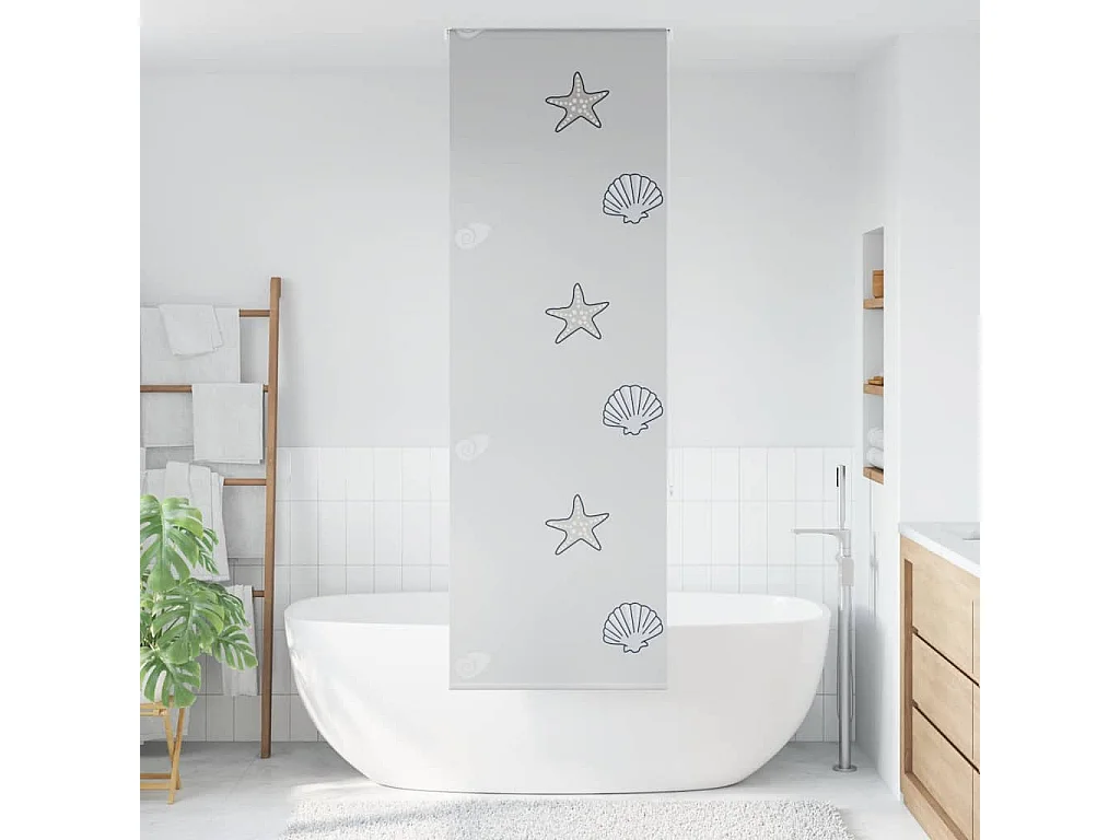 Store enrouleur de douche 60x240 cm largeur du tissu 56 cm