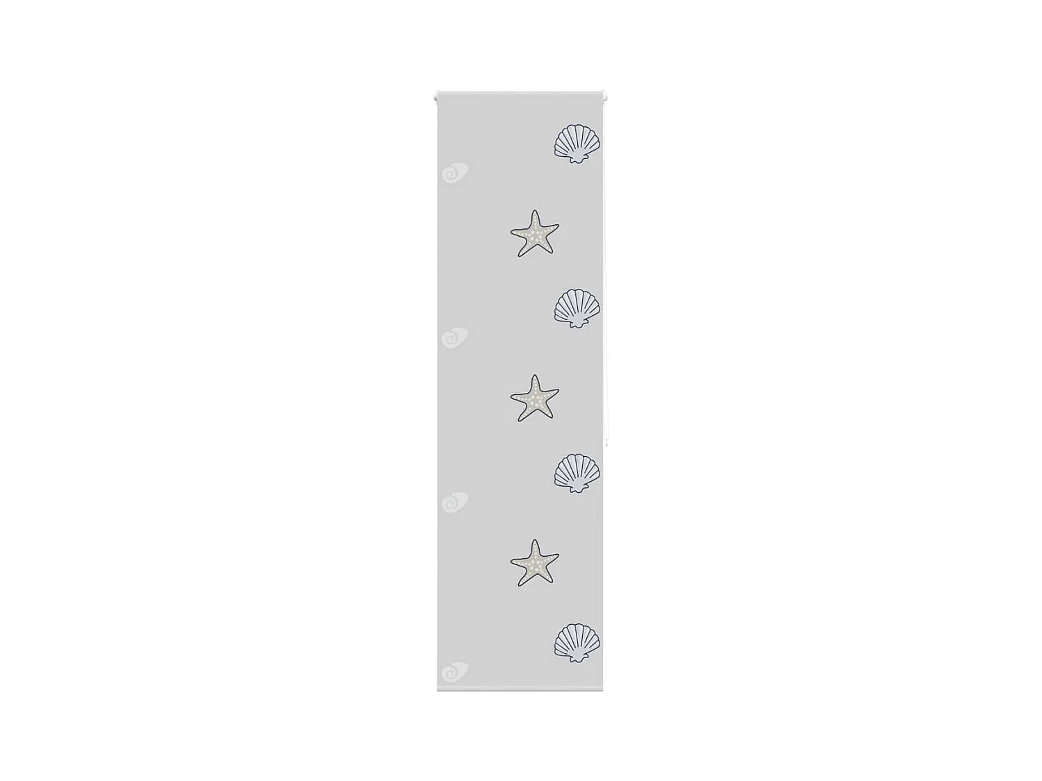 Estor enrollable para ducha tela 60x240 cm ancho 56 cm