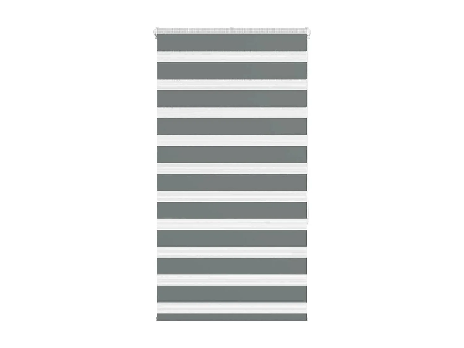 Store zèbre gris foncé largeur du tissu 80,9 cm polyester