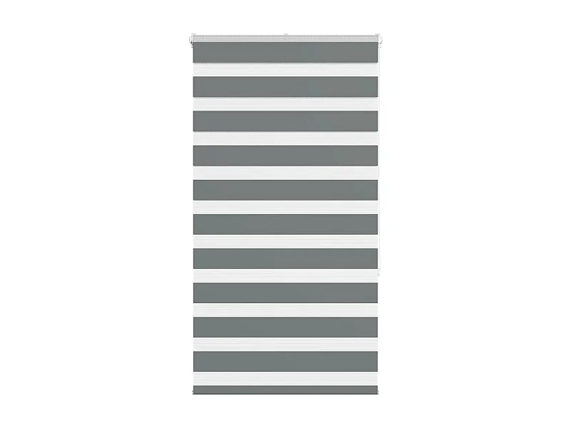 Store zèbre gris foncé largeur du tissu 80,9 cm polyester