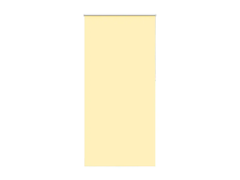 Store enrouleur occultant jaune largeur du tissu 90,7 cm