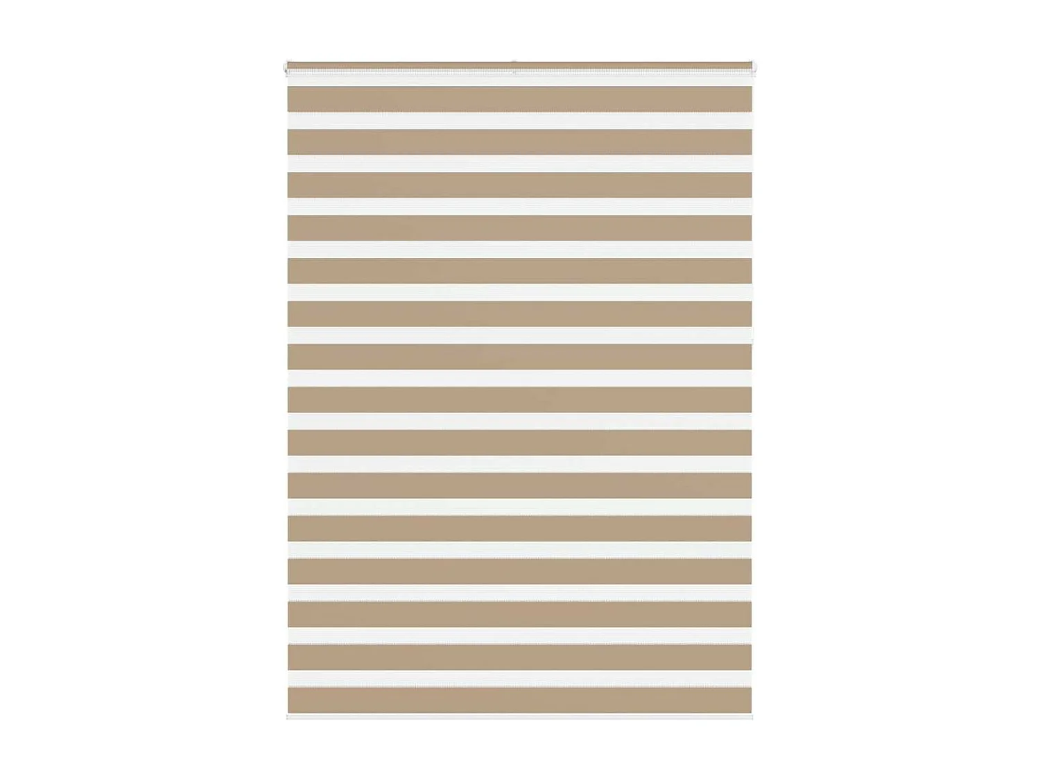 Store zèbre marron sable largeur du tissu 150,9 cm polyester