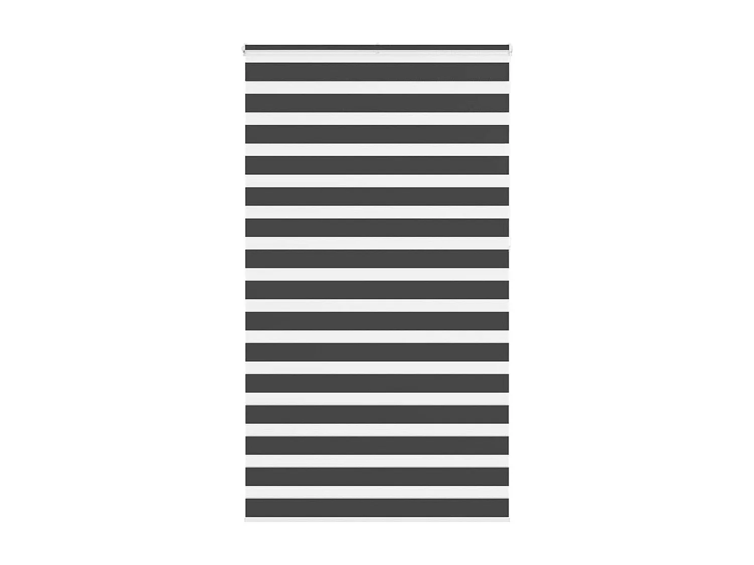 Store zèbre noir 120x230 cm largeur du tissu 115,9 cm polyester