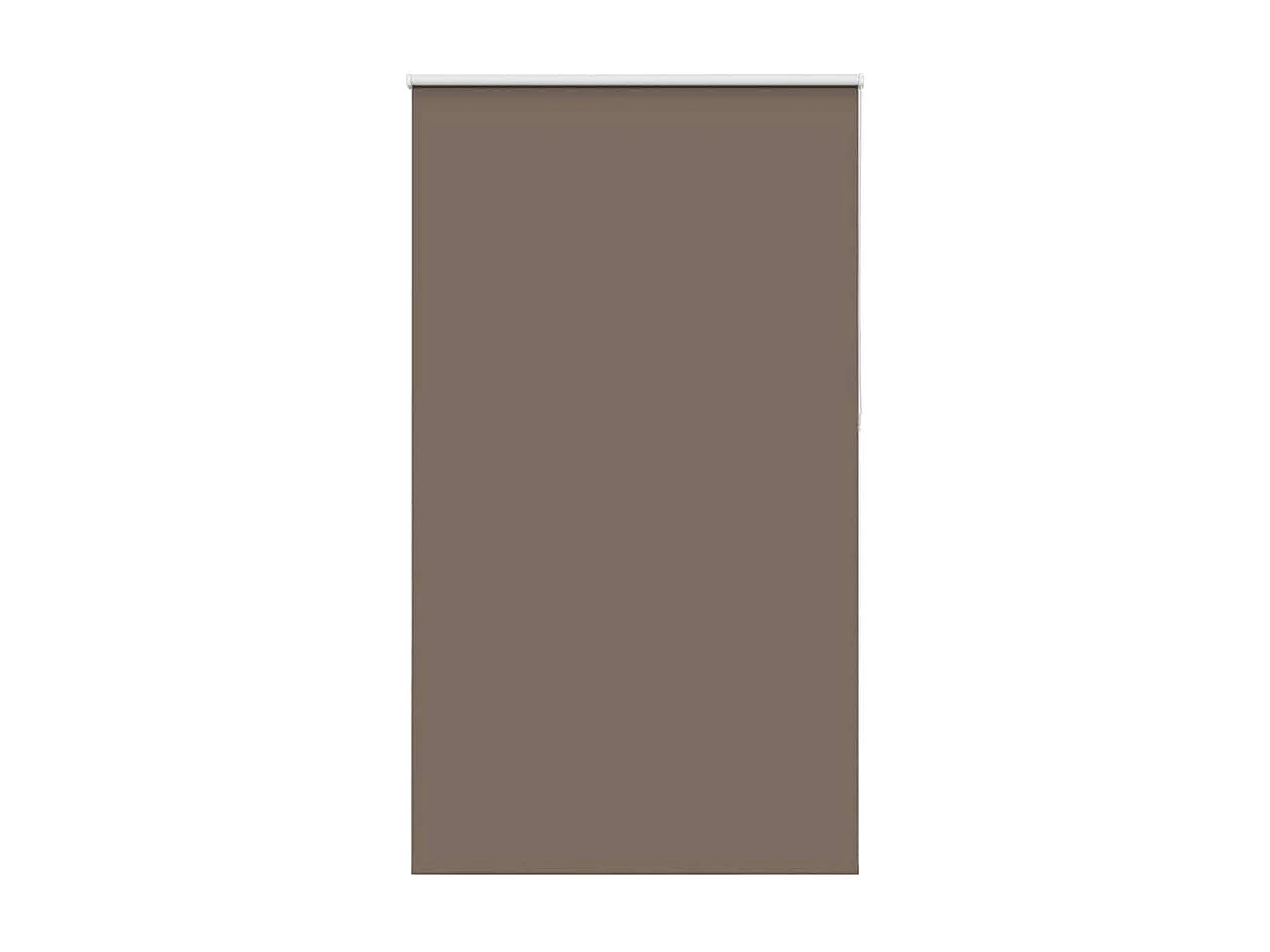 Estor Enrollable Opaco Color Café 135x230cm Tela Ancho 131,6cm