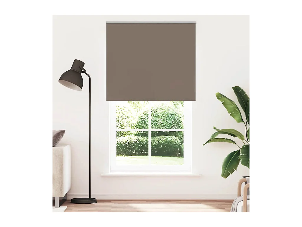 Store enrouleur occultant café 135x230cm largeur du tissu