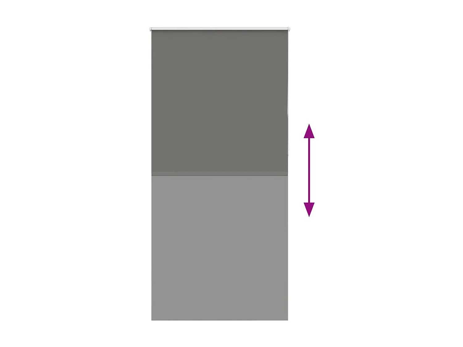 Store enrouleur occultant largeur du tissu 100,7 cm polyester