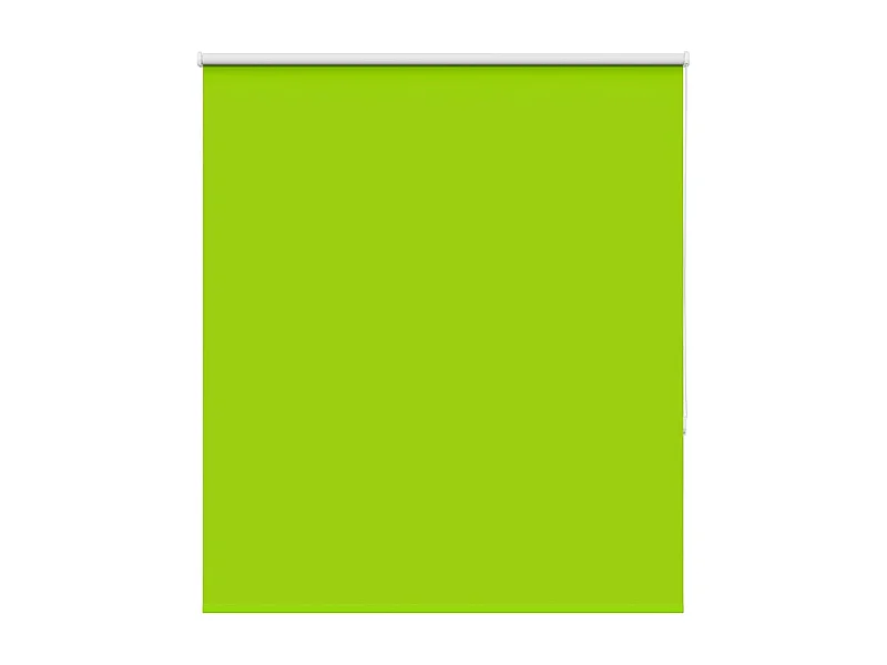 Estor Enrollable Opaco hojas verde 135x175cm Tela Ancho 131,6cm