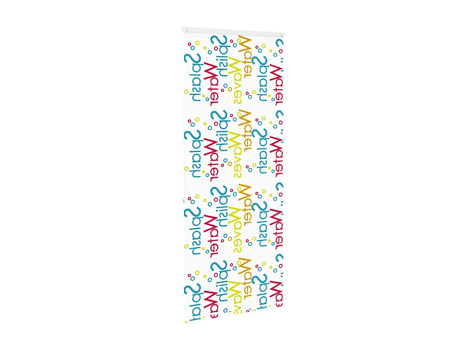 Store enrouleur de douche avec cassette largeur du tissu 86 cm