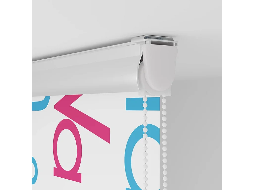 Store enrouleur de douche avec cassette largeur du tissu 86 cm