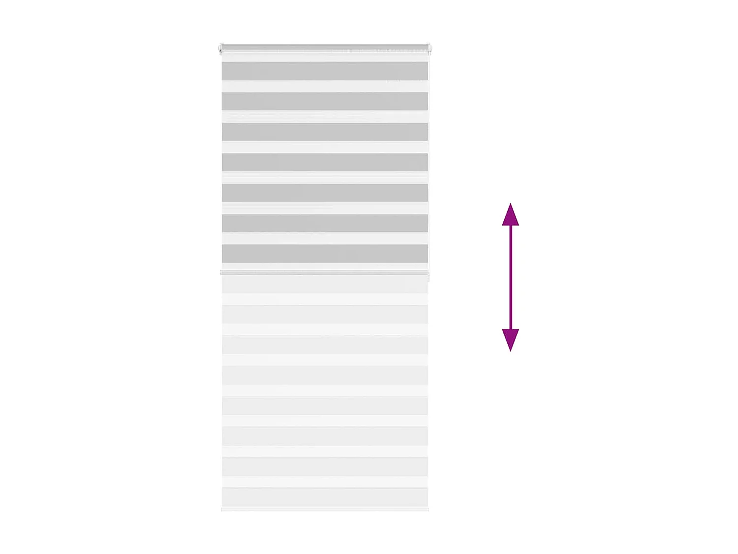 Cortina de zebra 100x200 cm largura do tecido 95,9 cm poliéster