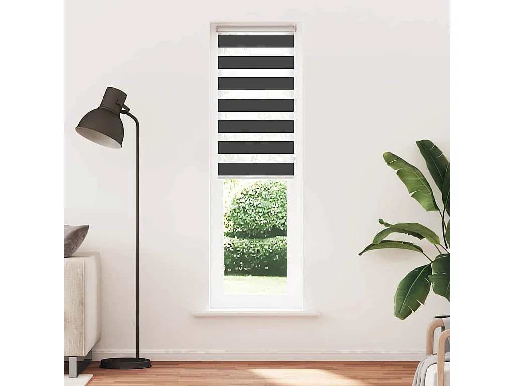 Cortina de zebra 55x200 cm largura do tecido 50,9 cm poliéster