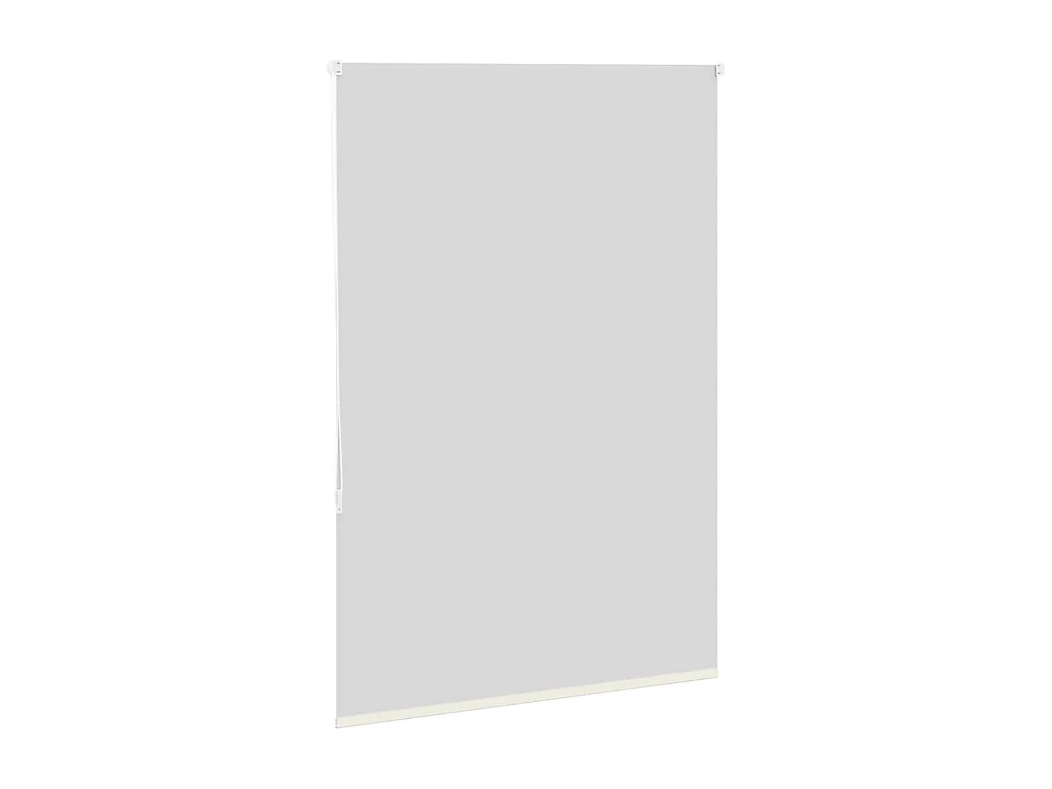 Store enrouleur occultant blanc cassé 90x175cm largeur du tissu