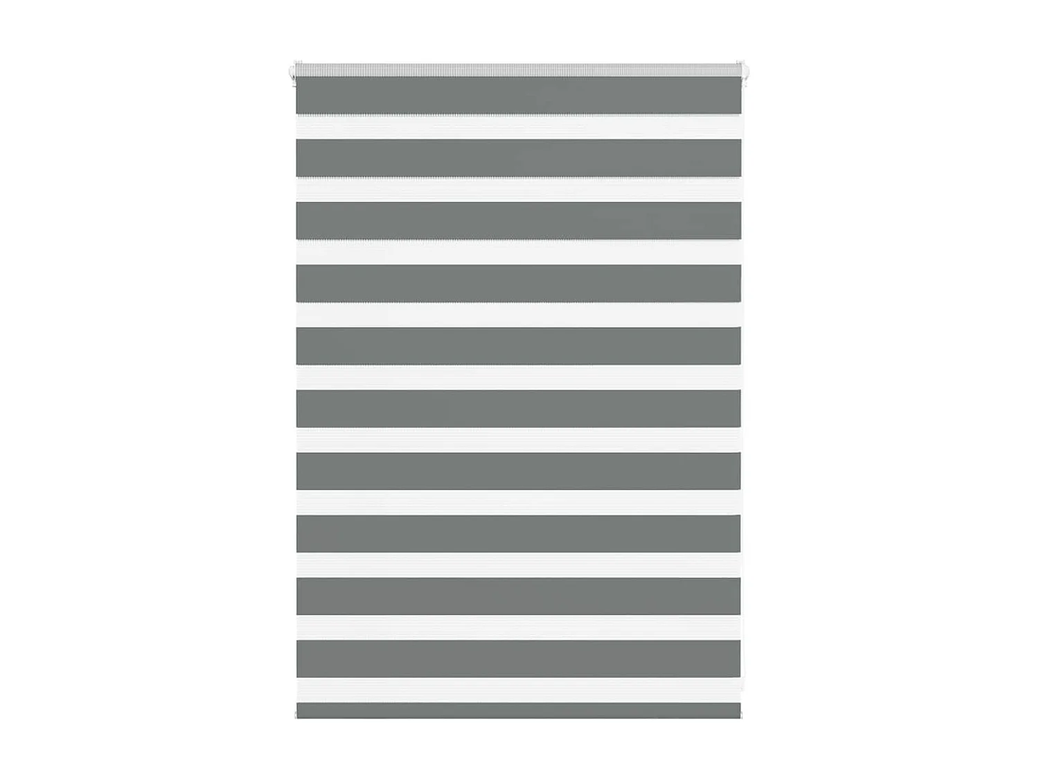 Store zèbre gris foncé largeur du tissu 110,9 cm polyester