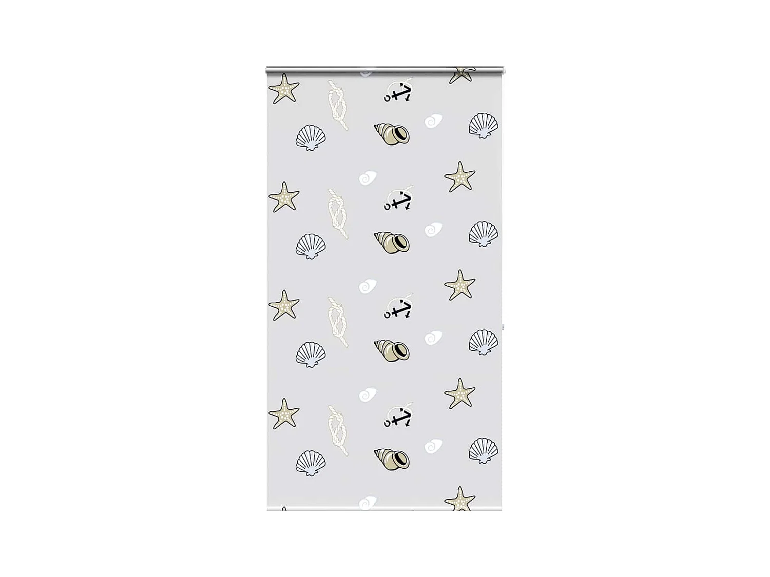 Store enrouleur de douche avec cassette largeur du tissu 116 cm