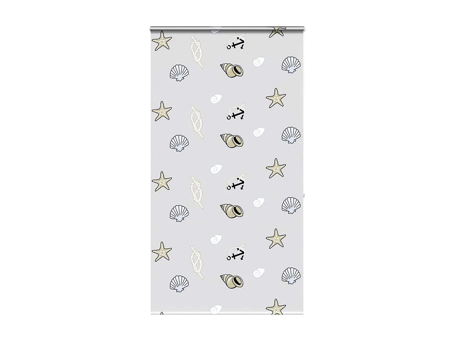 Doucherolgordijn met cassette 120x240 cm stofbreedte 116 cm