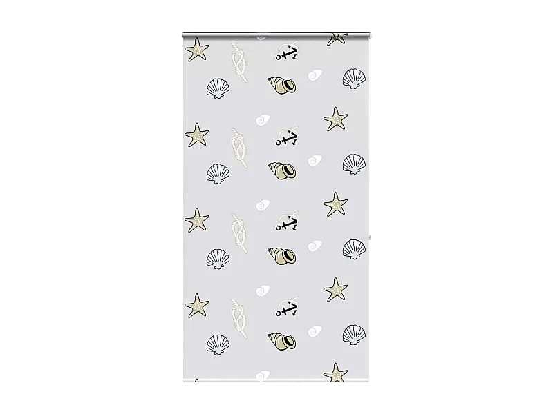 Doucherolgordijn met cassette 120x240 cm stofbreedte 116 cm