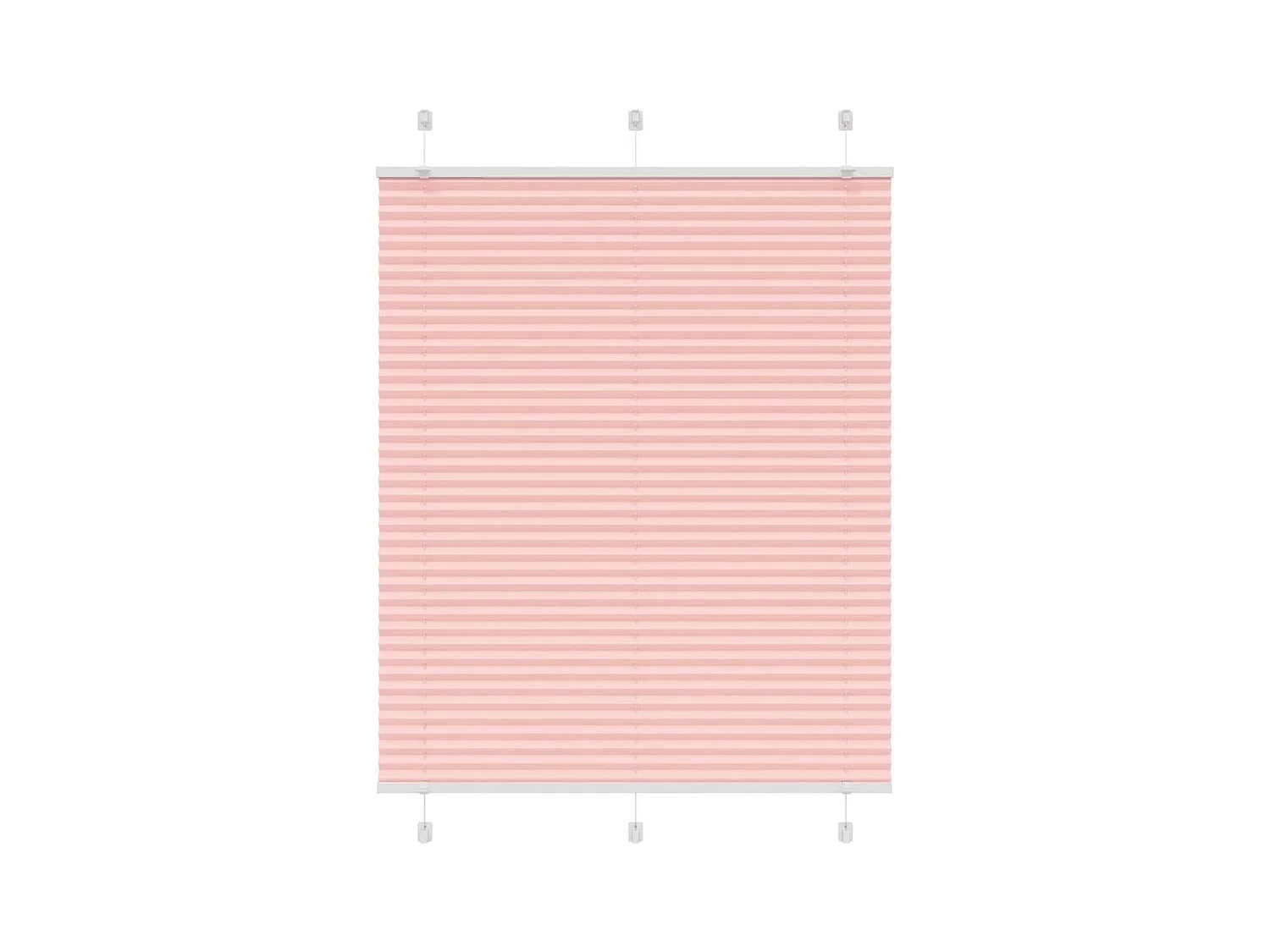 Store plissé rose 110x150 cm largeur du tissu 109,4cm polyester