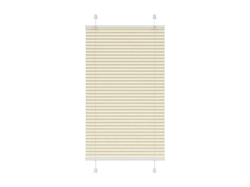 Creme Plissada Cega 80x100 cm Largura Tecido 79,4 cm Poliéster