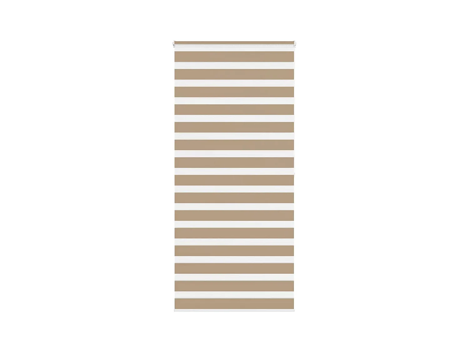 Store zèbre marron sable largeur du tissu 95,9 cm polyester