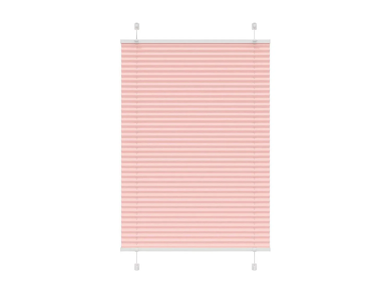 Estor Plisado rosa 85x150 cm Tela Ancho 84,4 cm Poliéster