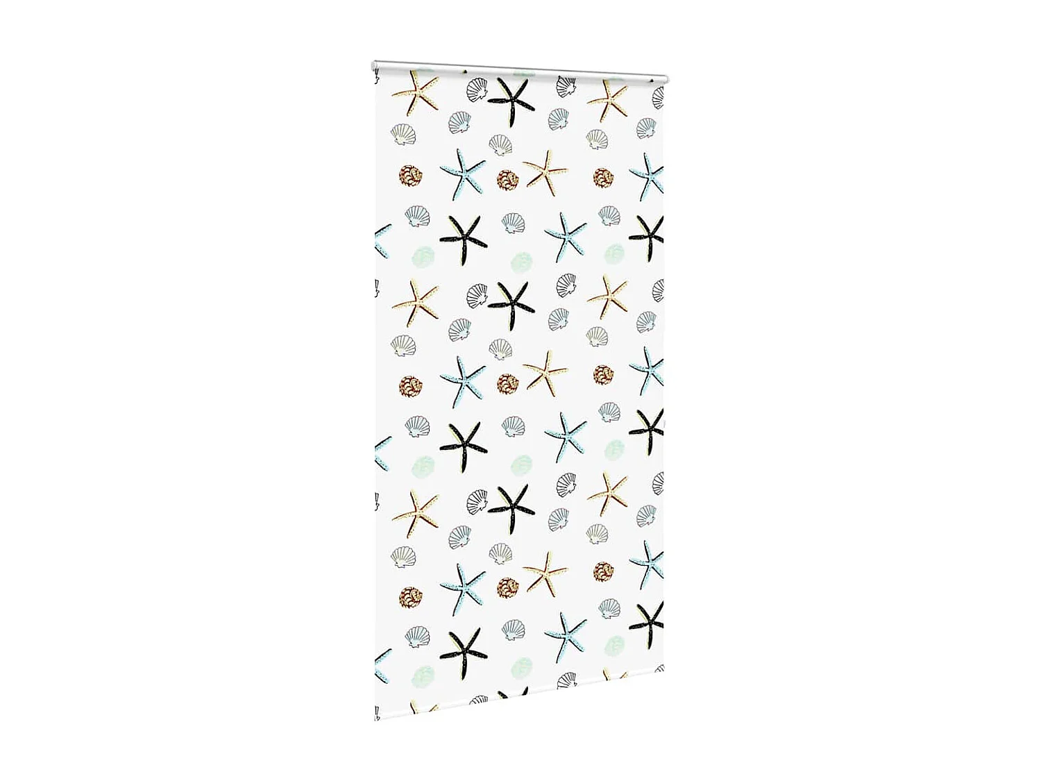 Doucherolgordijn met cassette 120x240 cm stofbreedte 116 cm