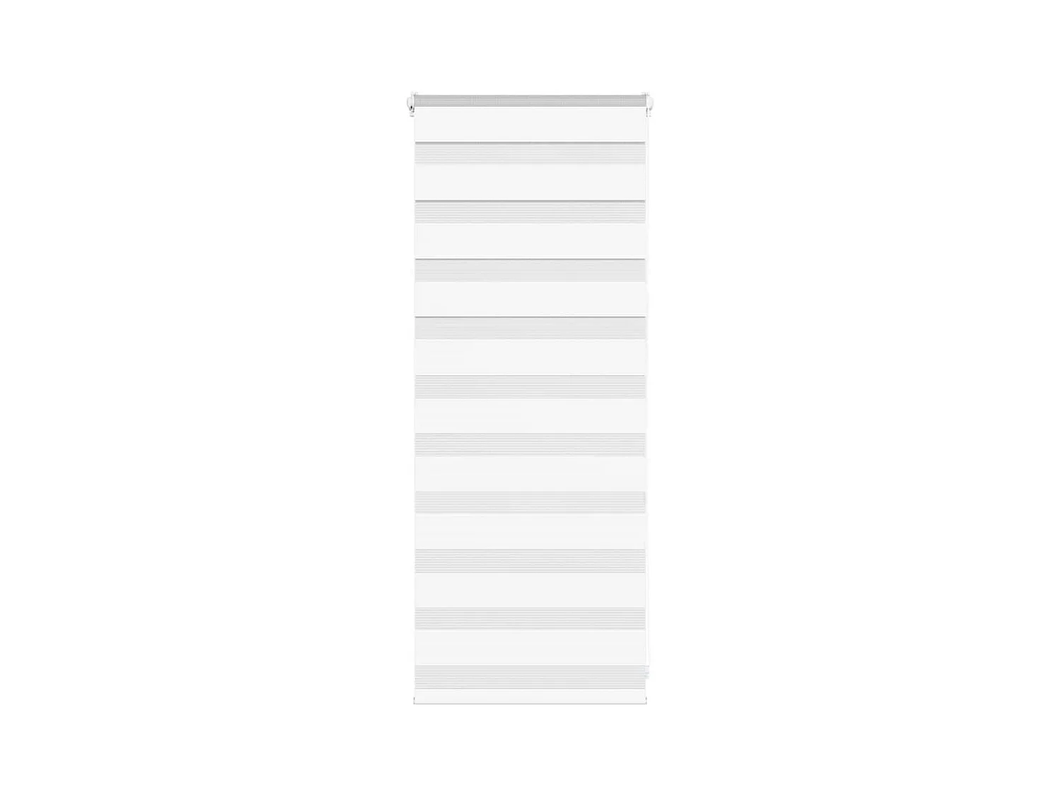 Store zèbre blanc 60x100 cm largeur du tissu 55,9 cm polyester