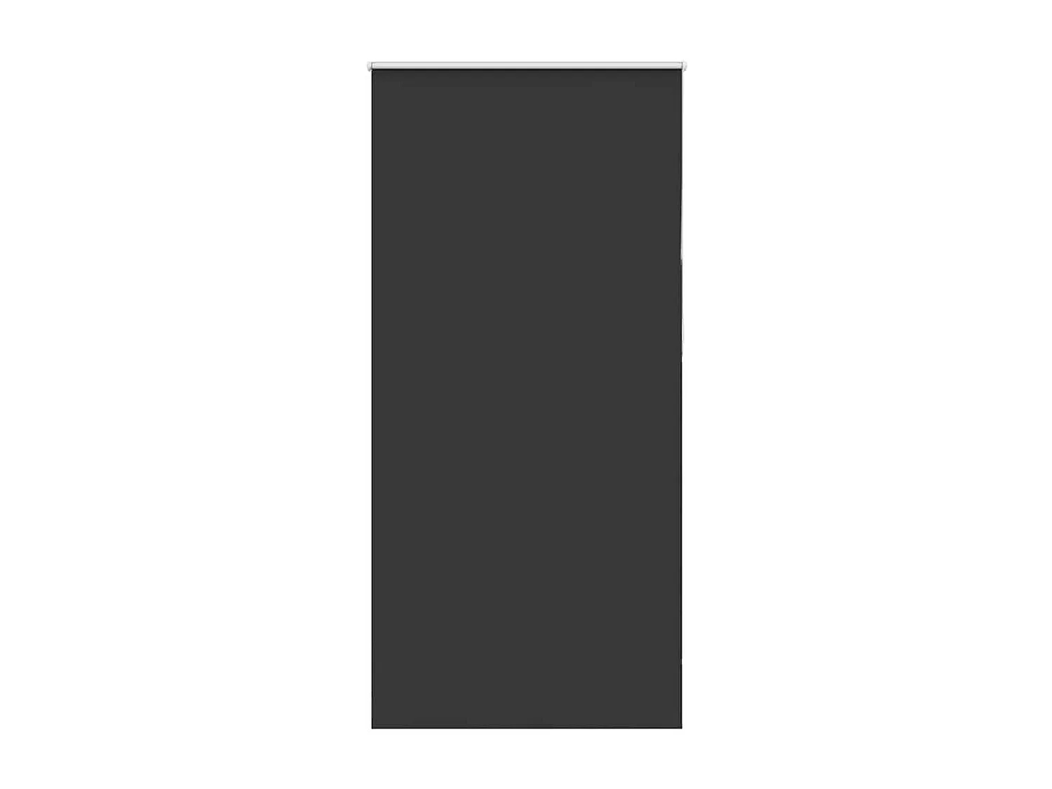 Estor Enrollable Opaco negro 90x230 cm Tela Ancho 85,7 cm