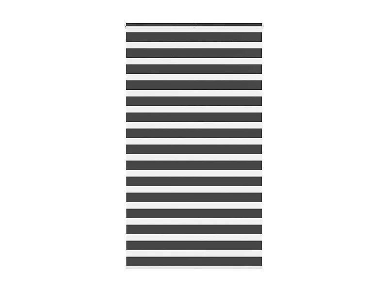 Store zèbre noir 125x230 cm largeur du tissu 120,9 cm polyester