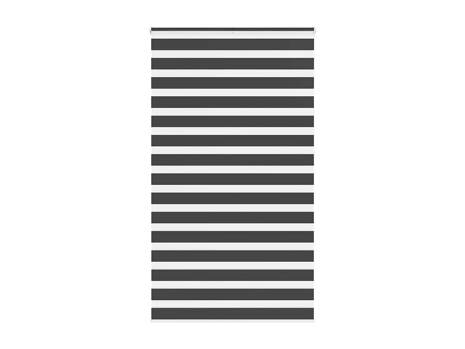 Store zèbre noir 125x230 cm largeur du tissu 120,9 cm polyester