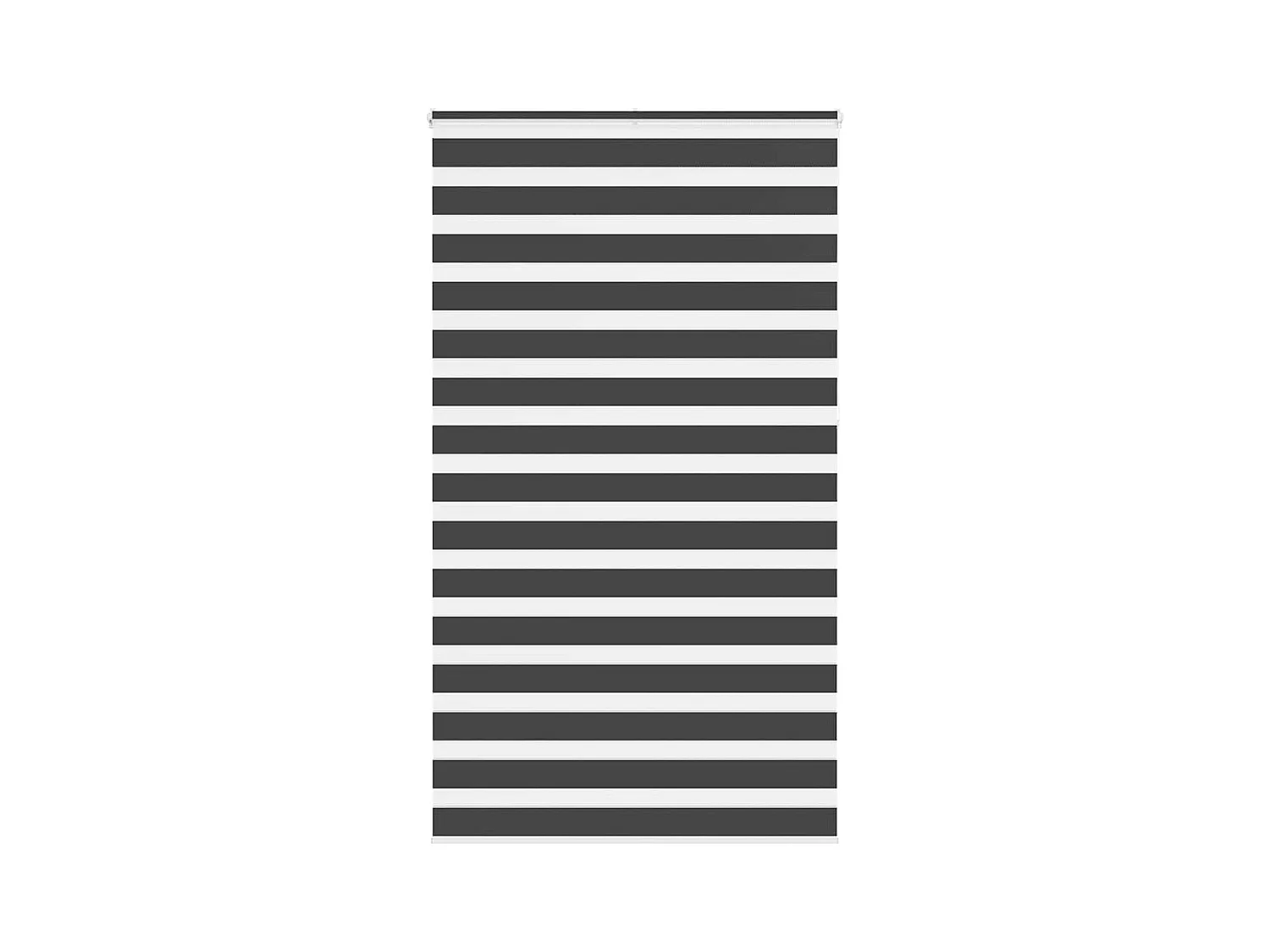 Store zèbre noir 125x230 cm largeur du tissu 120,9 cm polyester