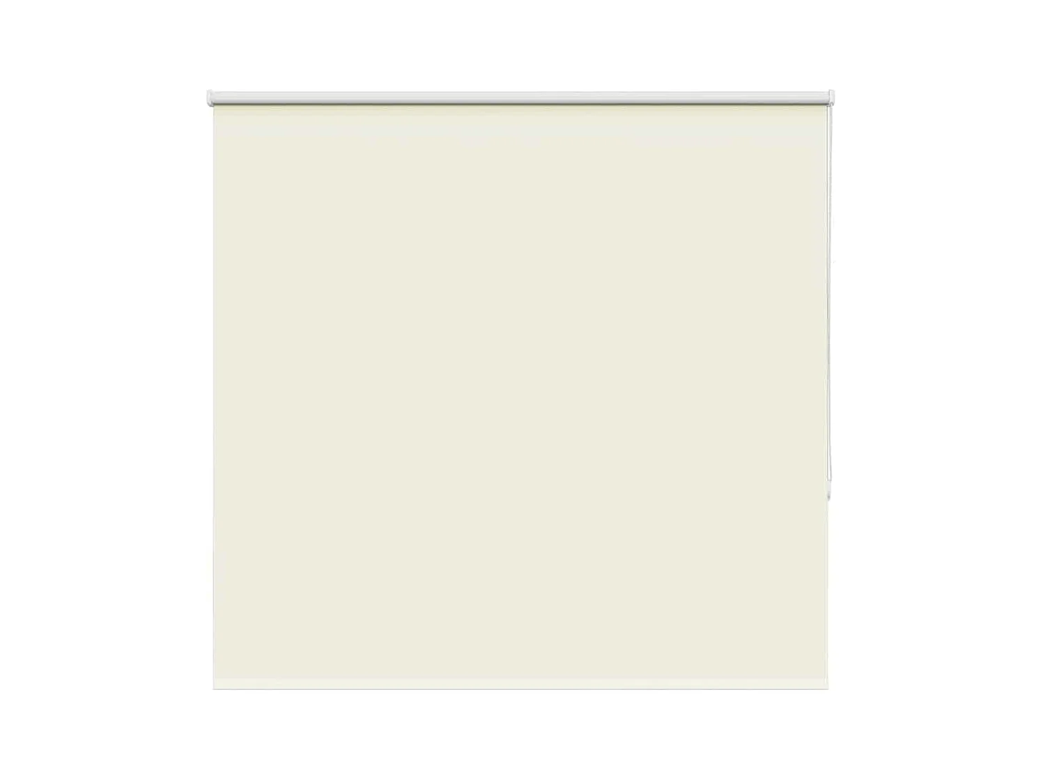 Store enrouleur occultant blanc cassé 160x175 cm largeur tissu