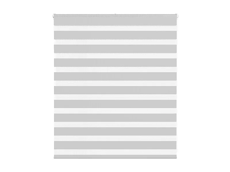 Store zèbre gris clair largeur du tissu 115,9 cm polyester