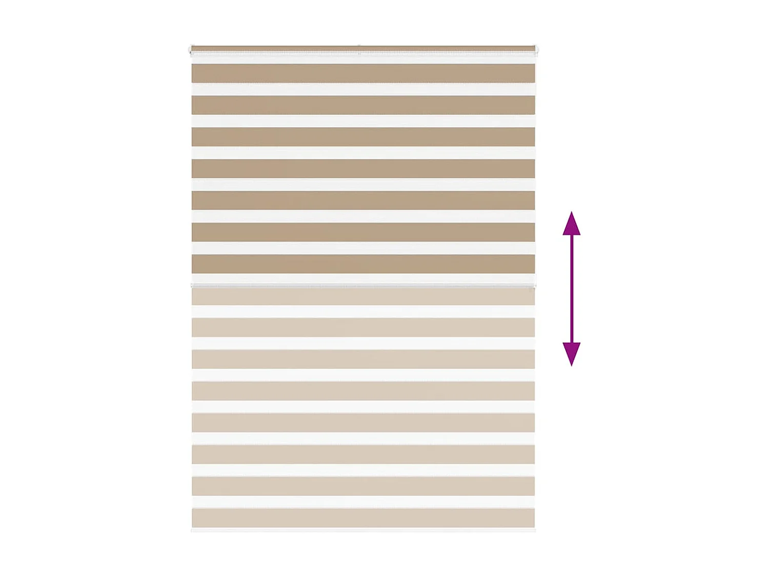 Cortina de zebra 165x200 cm largura do tecido 160,9cm poliéster