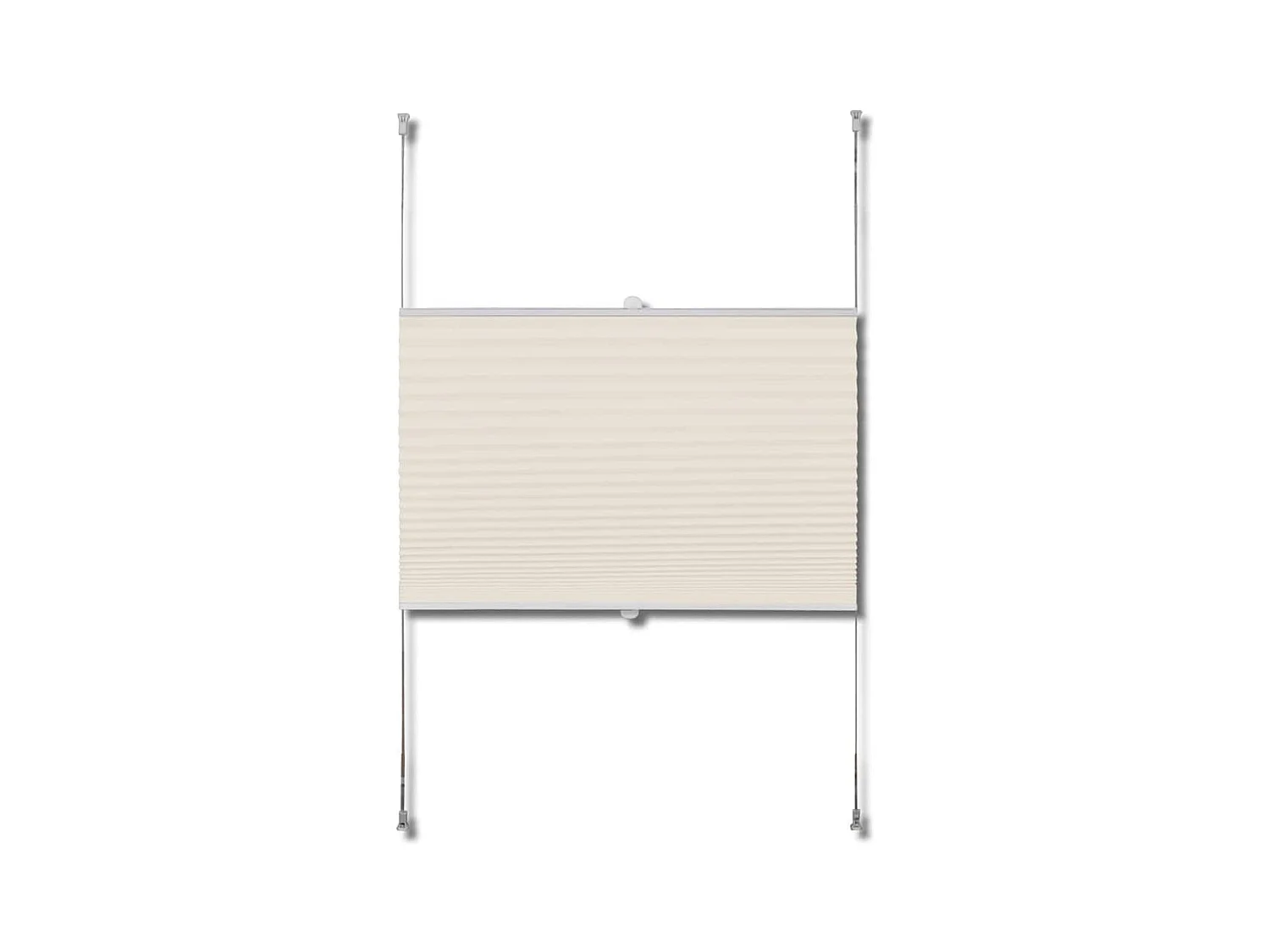 Store plissé 60x100 cm Crème