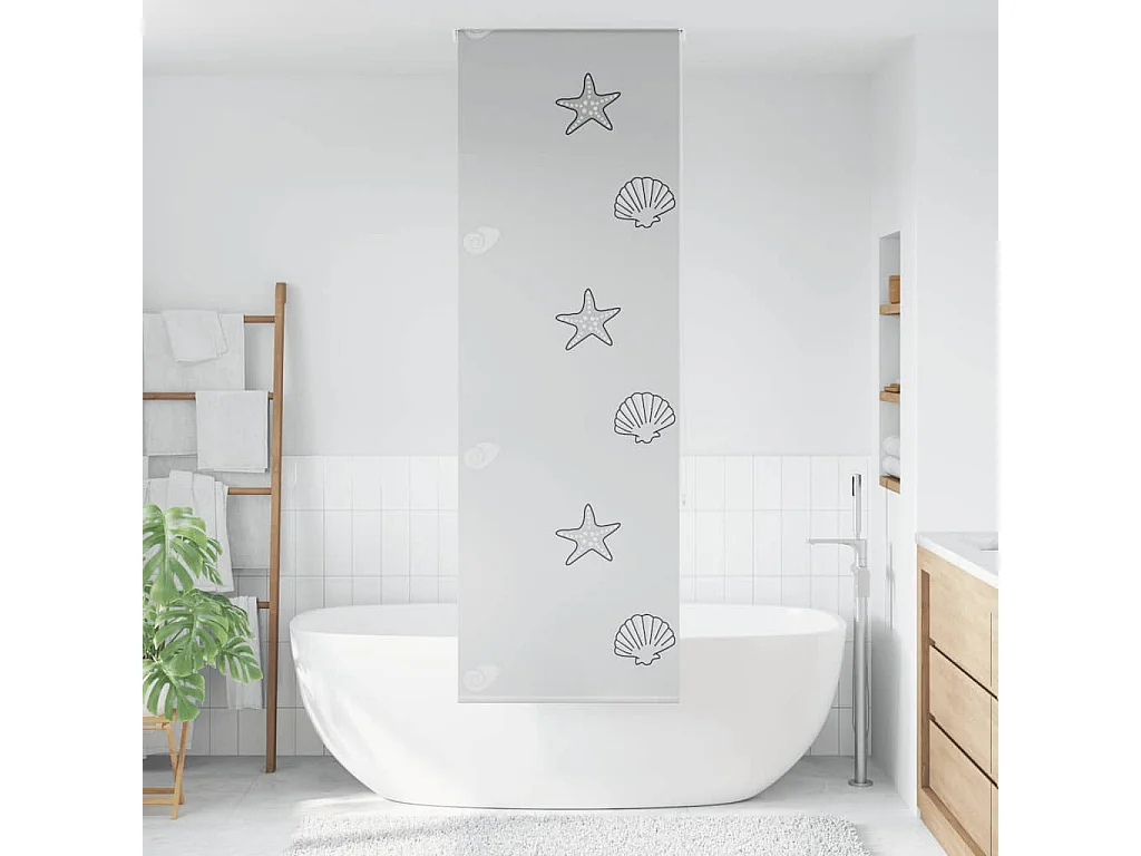 Store enrouleur de douche 80x240 cm largeur du tissu 76 cm