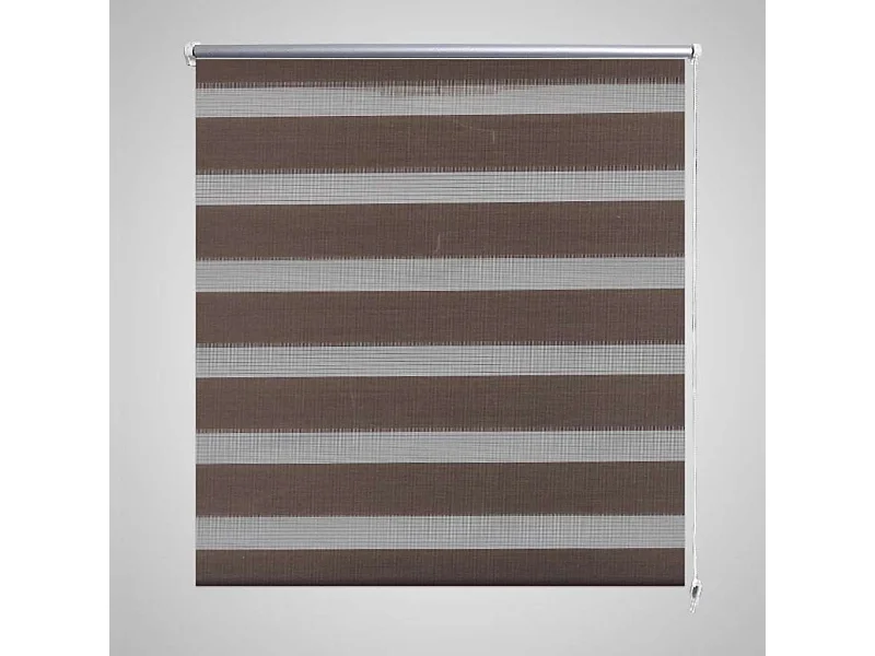 Duo rolgordijn 120 x 175 cm koffiebruin
