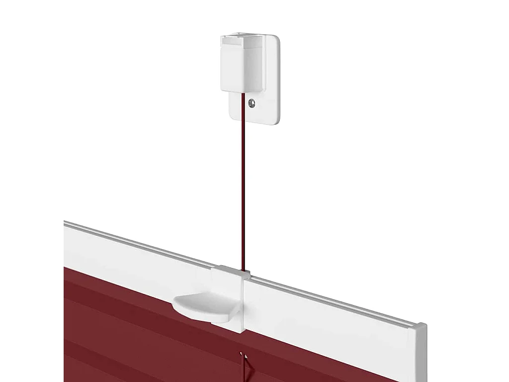 Estor Plisado rojo burdeos 60x200 cm Tela Ancho 59,4 cm